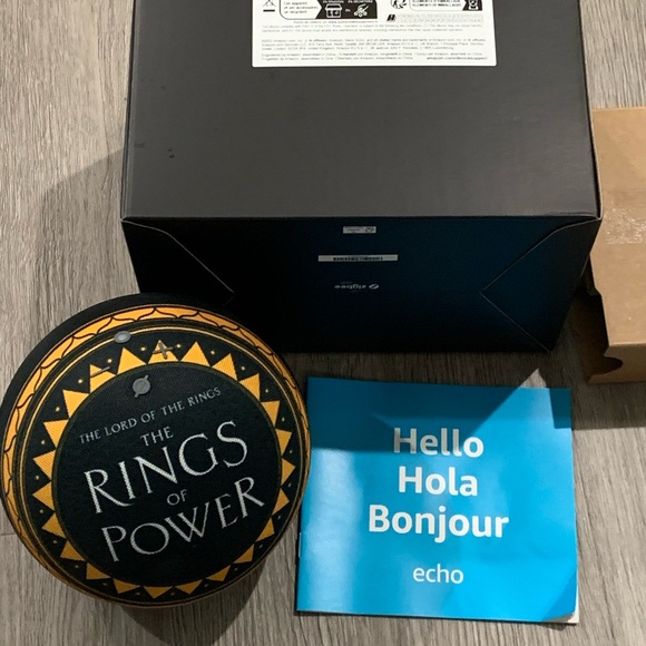 *NEW* Amazon Echo - Lord of the Rings, The Rings of Power Edition - Picture 2 of 6
